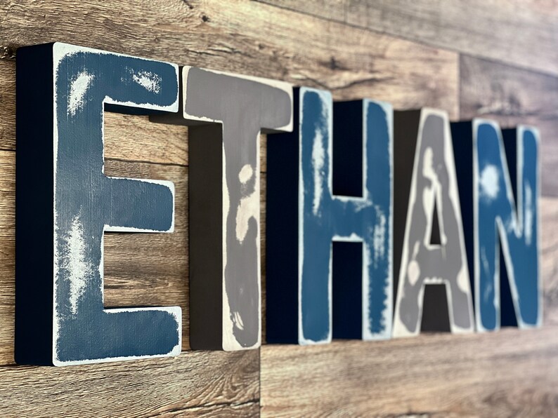 Baby Name Letters for Wall Wall Letters Nursery Letters Etsy