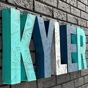 Rustic Wall Sign, Nursery Wall Letters, Nursery Name Sign, Baby Name Sign, Crib Sign, Name Wall Decor, Wall Name