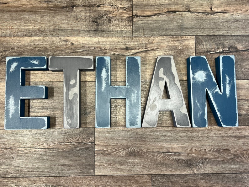 Baby Name Letters for Wall Wall Letters Nursery Letters Etsy