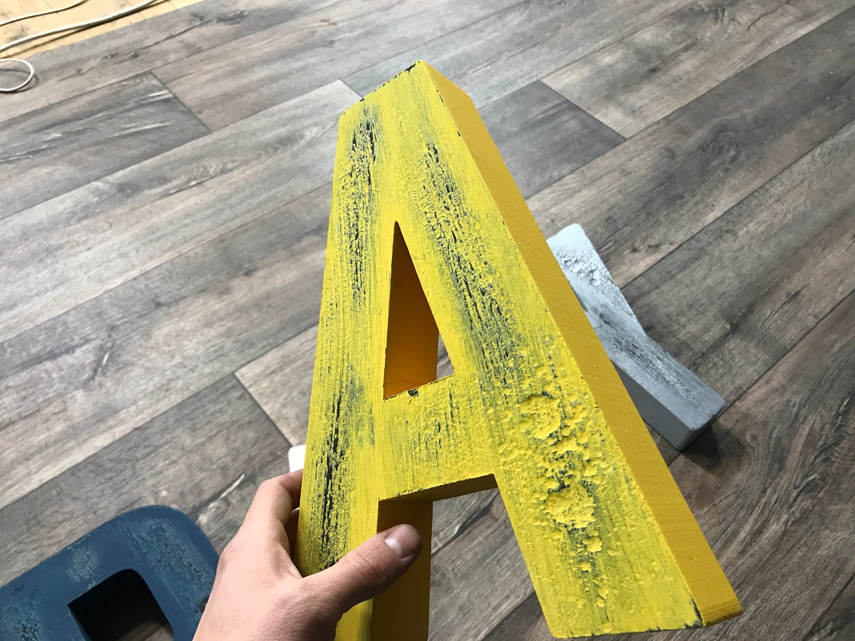 Playroom Decor Wall Letters Nursery Wall Letters Wooden Etsy