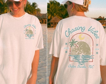 Oversized Beach T-Shirt: Retro Carolina Surf Tee