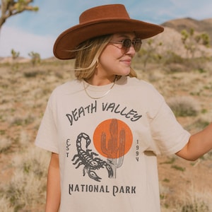 Death Valley National Park Comfort Colors T-shirt 90s Y2k Aesthetic Retro grunge garment dyed shirt Boho hippie aesthetic Dark Aesthetic