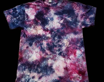 Galaxy Tie Dye Shirt, Bleach Dyed Adult Medium, One-of-a-Kind