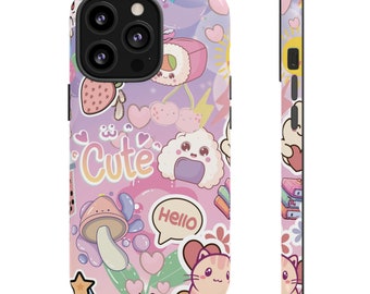 Kawaii Phone Case Collage Phone Case Aesthetic Iphone Samsung Phone Case Trendy Cell Phone Case Cute Phone Case Anime Iphone Case Girly Gift