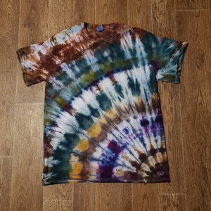 Earthy Tie Dye Shirts For Him Or Her, Adult Size Medium, Unique Tie Dye Clothes, Tie Dye Tshirt, Hand Dyed Shirts, Hippie Clothes, Trending