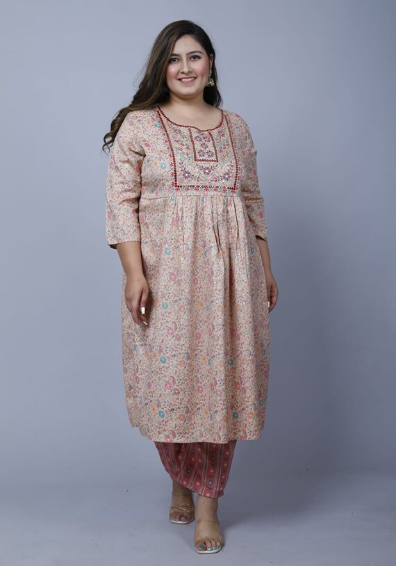 Salwar suit design store for fat ladies