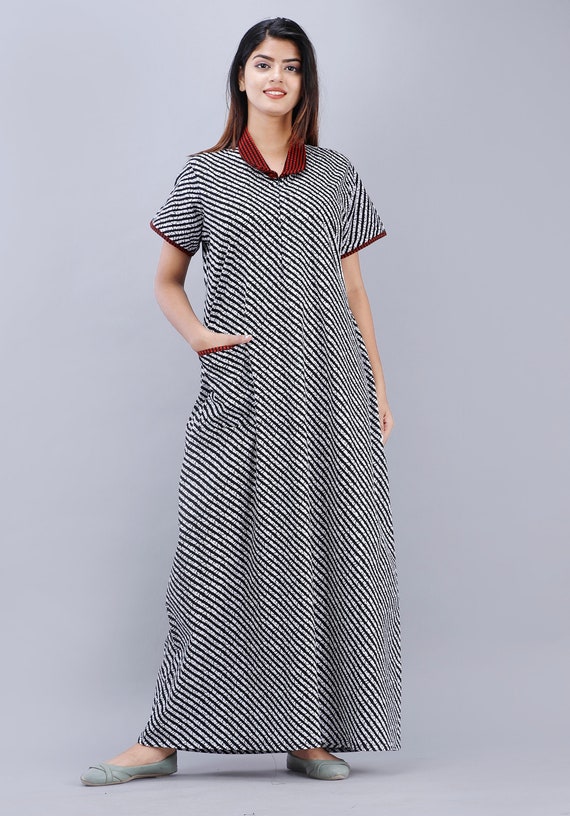 New MISS LINDA Summer Collection - Silk Elegance Long Nightgown - #follow  #like #cute #Silk #babydoll #Sle… | Night dress, Night dress for women,  Cotton night dress