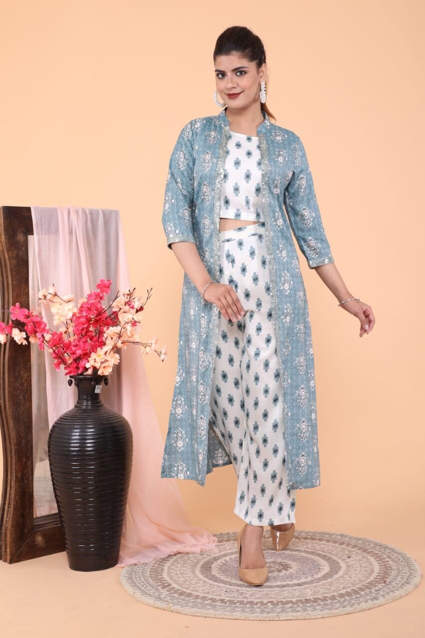 Buy Heavy Rayon Solid Dyed Kurti With Pant and Designer Net Shrug for Women  and Girls, Kurti Pant Set, Kurti With Shrug, Party Wear Dress Online in  India - Etsy
