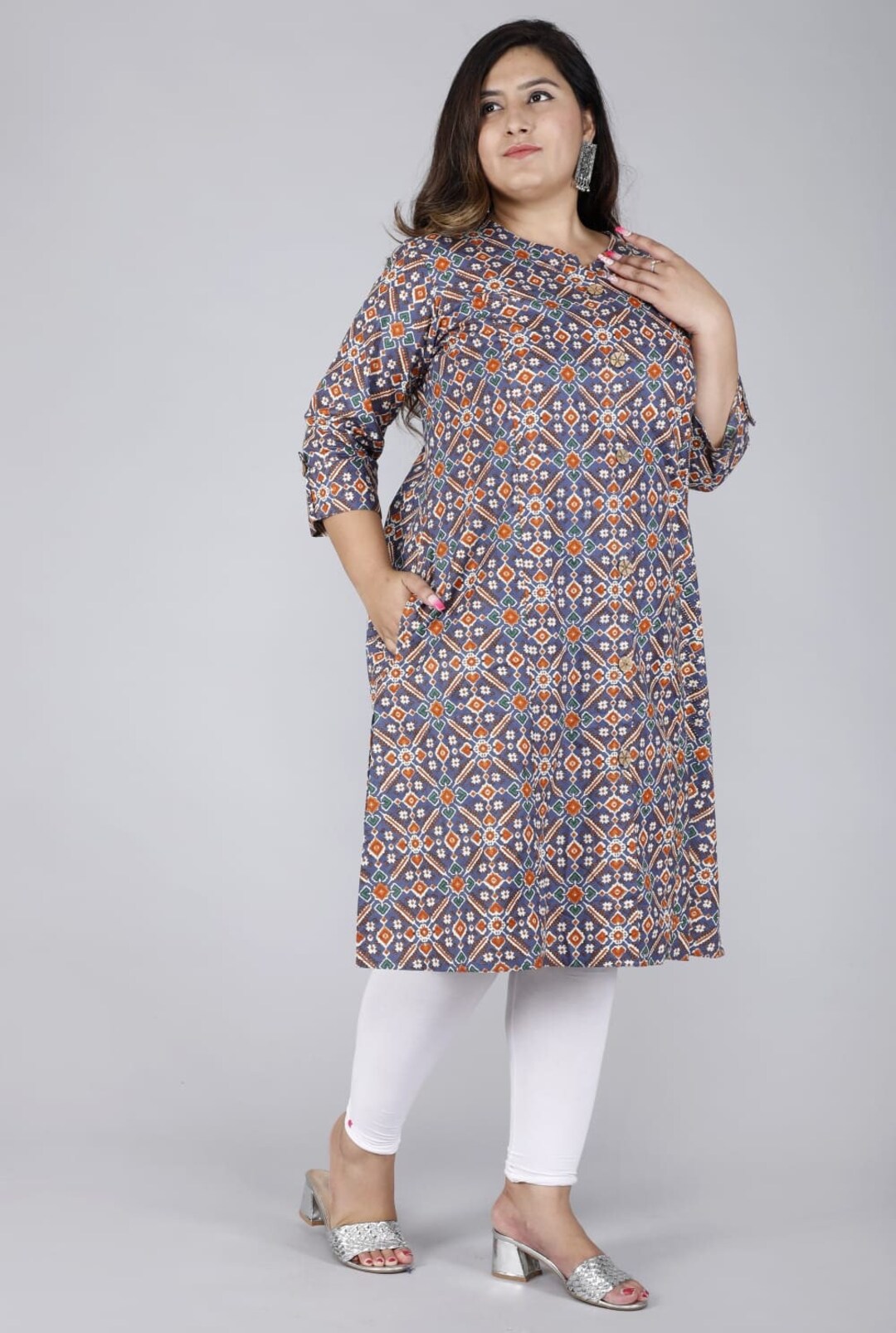 AARVI FASHION SURAT RAJKOT COTTON PLUS SIZE VOL 2 KURTIS BIG SIZE KURTIS  FOR WOMEN - textiledeal.in