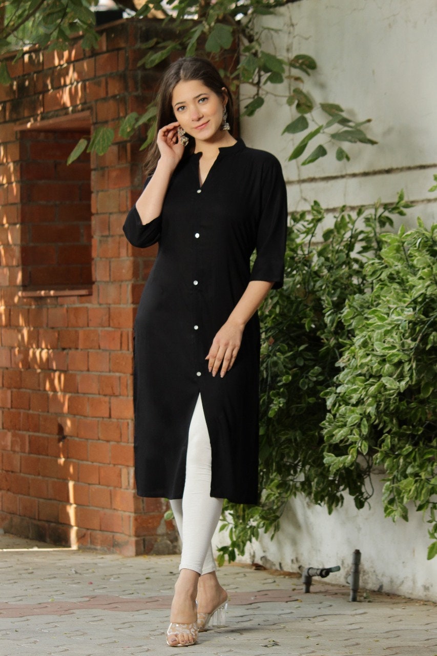Black dress kurti 2025
