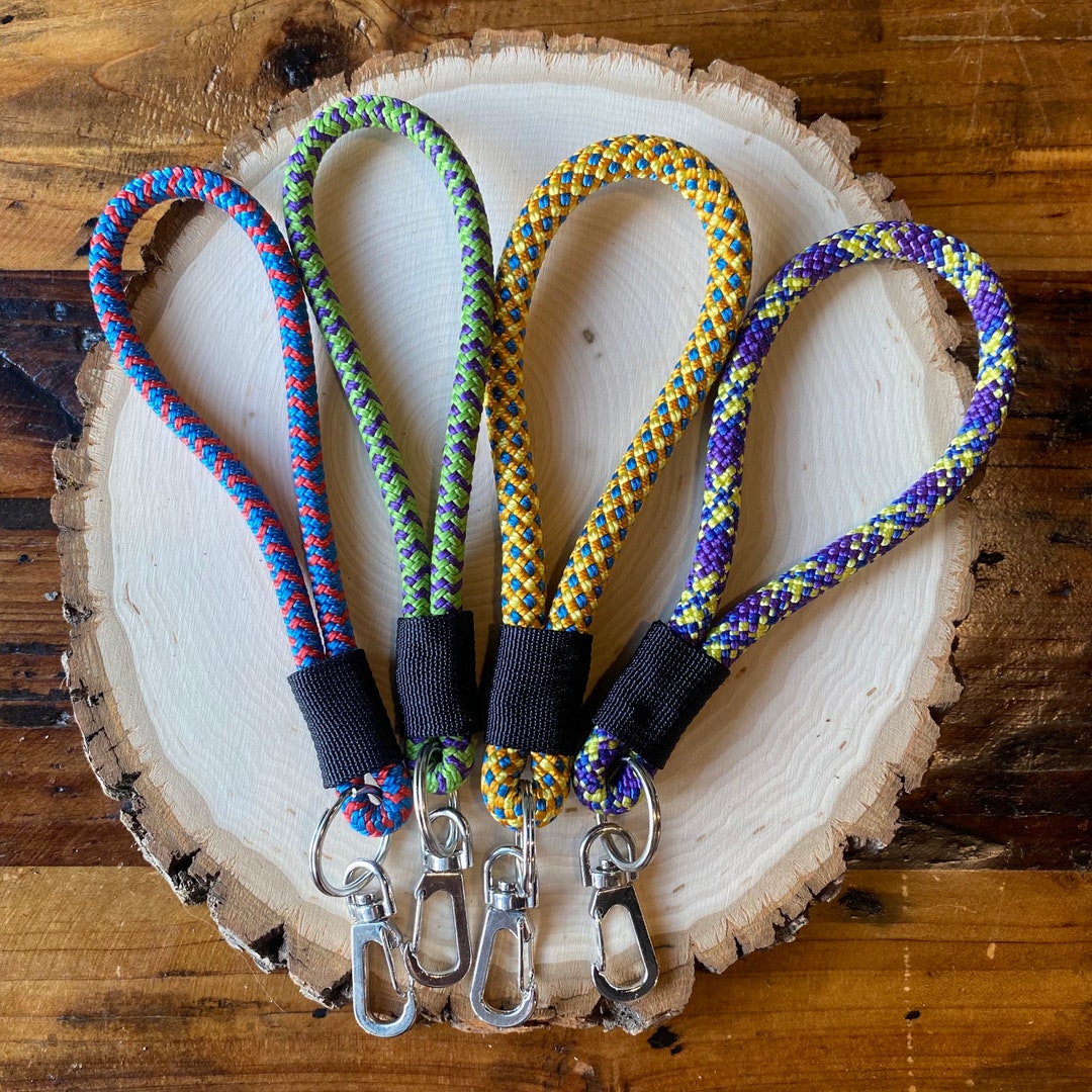Climbing Rope Keychain Wristlet Key Fob Etsy