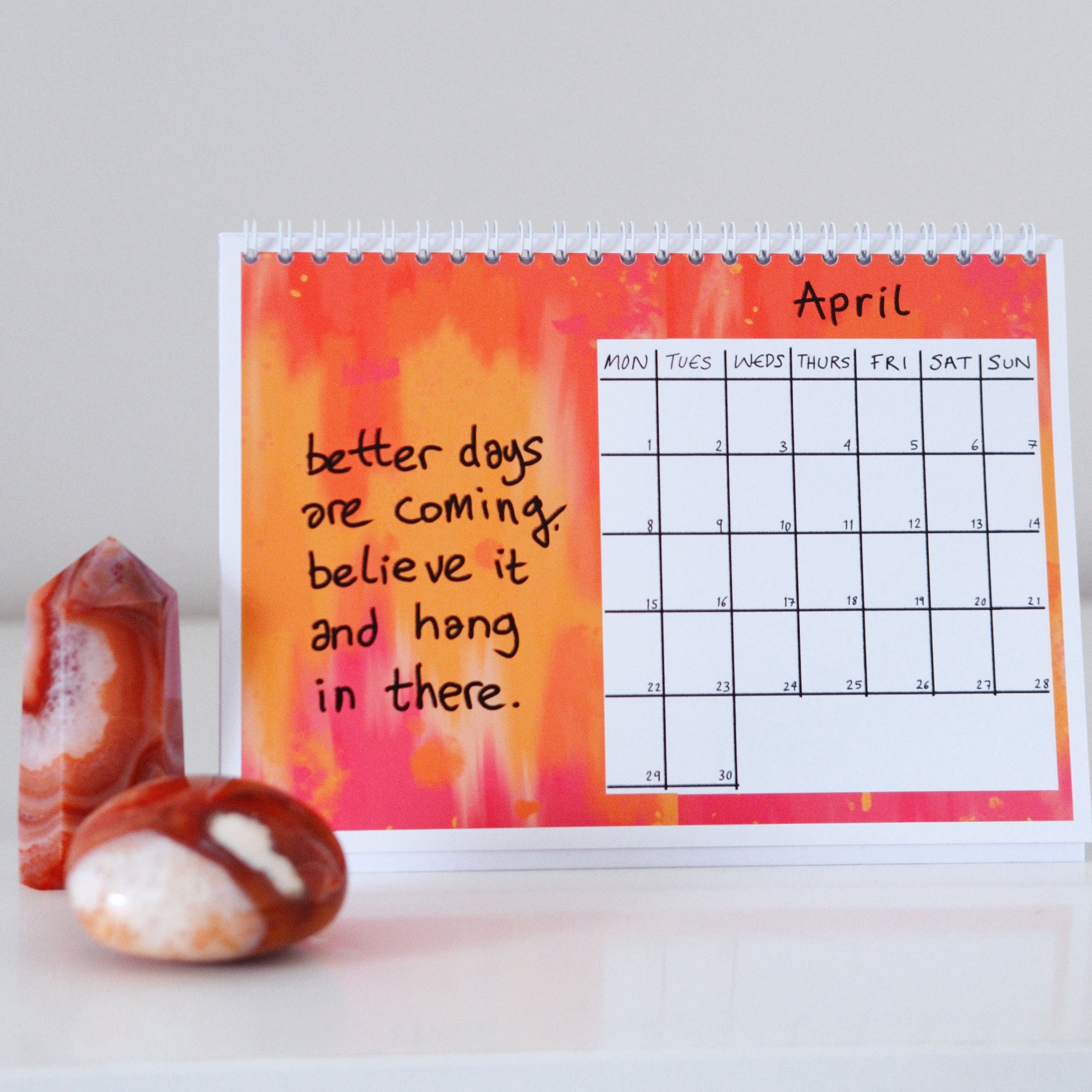 2024 Positivity Desk Calendar Uplifting Inspiring Positive Quotes