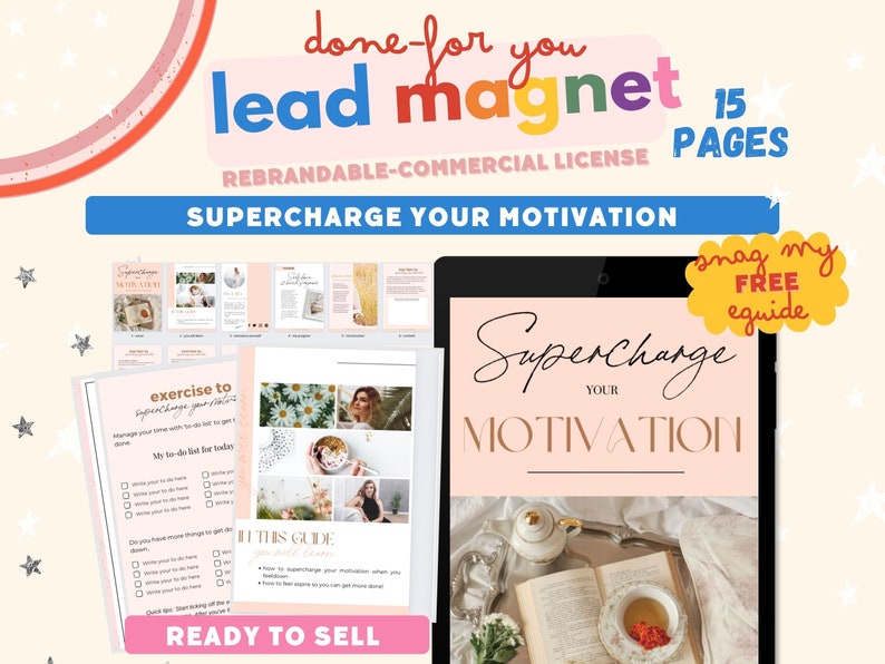 Done for You Lead Magnet for Self Help Coach, Spiritual Coach ...