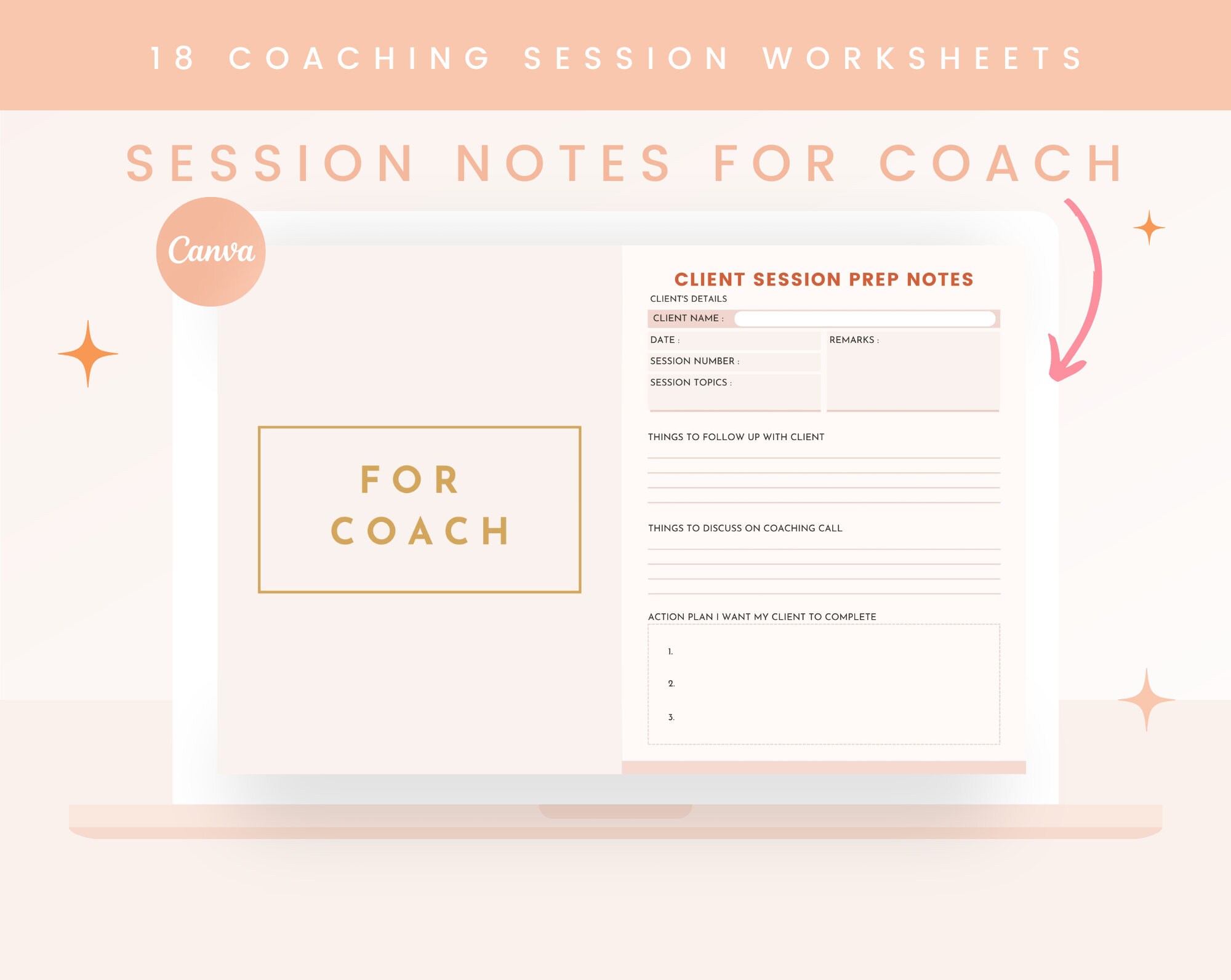 Coaching Session Worksheets |coaching Toolkit |coaching Worksheet ...