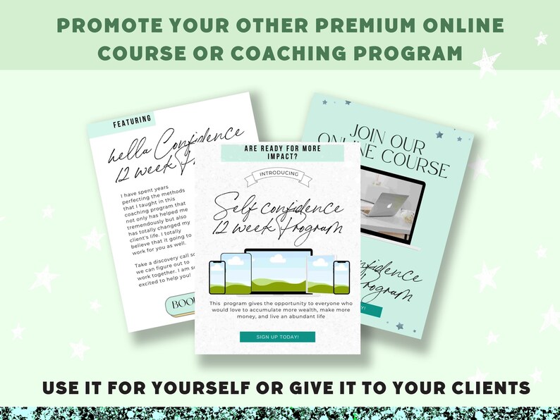 Done for You | Self Esteem Workbook Life Coaching Tools| Brandable ...
