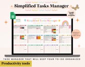 ADHD To-Do List | Google Sheets Tasks Manager Spreadsheet for Task Paralysis Task Tracker,To-Do List Planner, Task List Template ADHD brain
