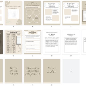 Done for You | Self Esteem Workbook Life Coaching Tools| Brandable ...