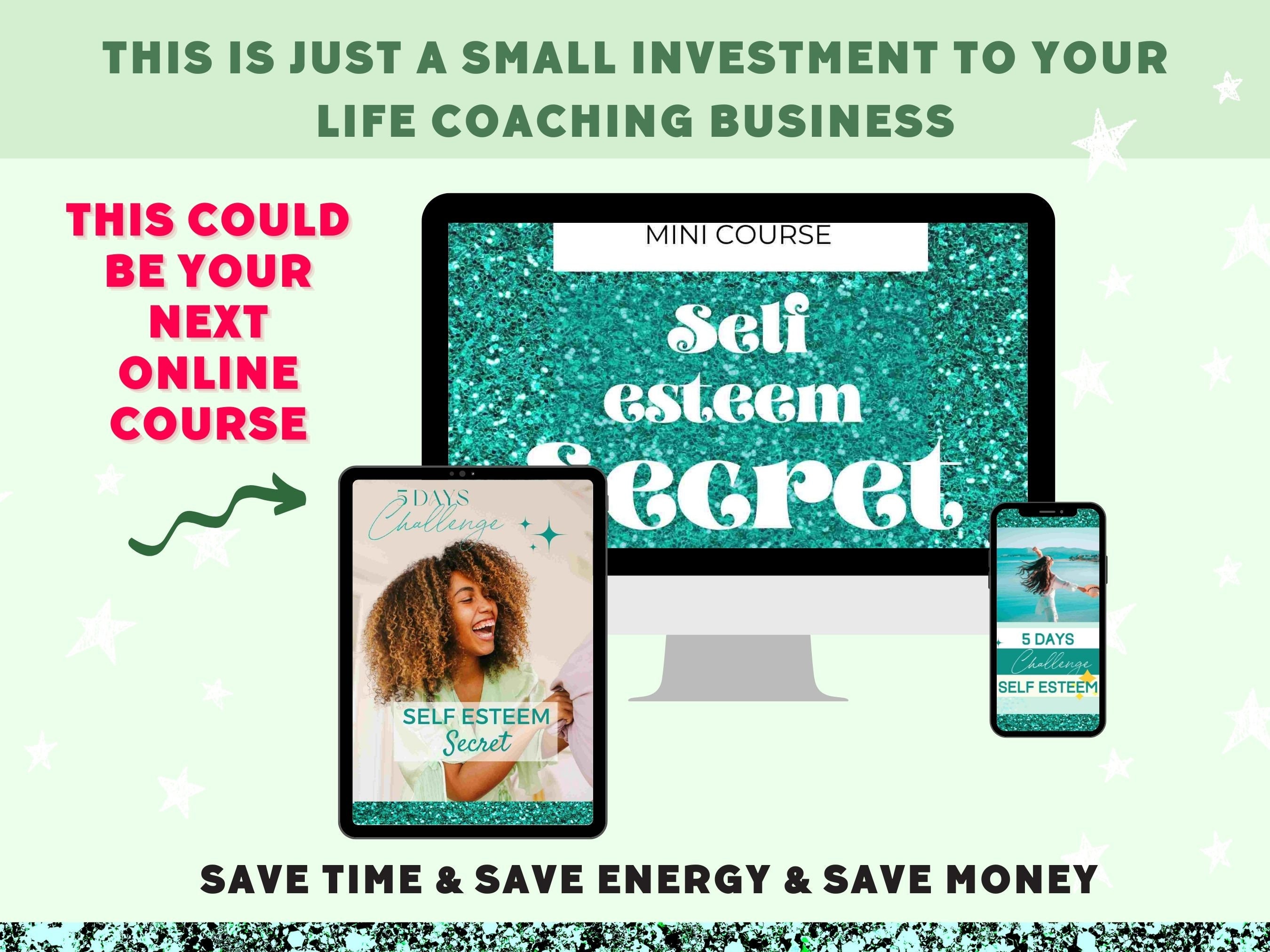 Done for You | Self Esteem Workbook Life Coaching Tools| Brandable ...