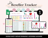 Reseller Spreadsheet Google Sheet | Reseller Sales Tracker Inventory Profit | Reseller Etsy eBay Amazon Online Seller Tool Reseller Tracker