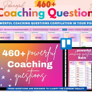460+ sammanställning av coachningsfrågor för coacher i Trello, coachningsverktyg, coachningsresurs, livscoach, affärscoach, andlig coach