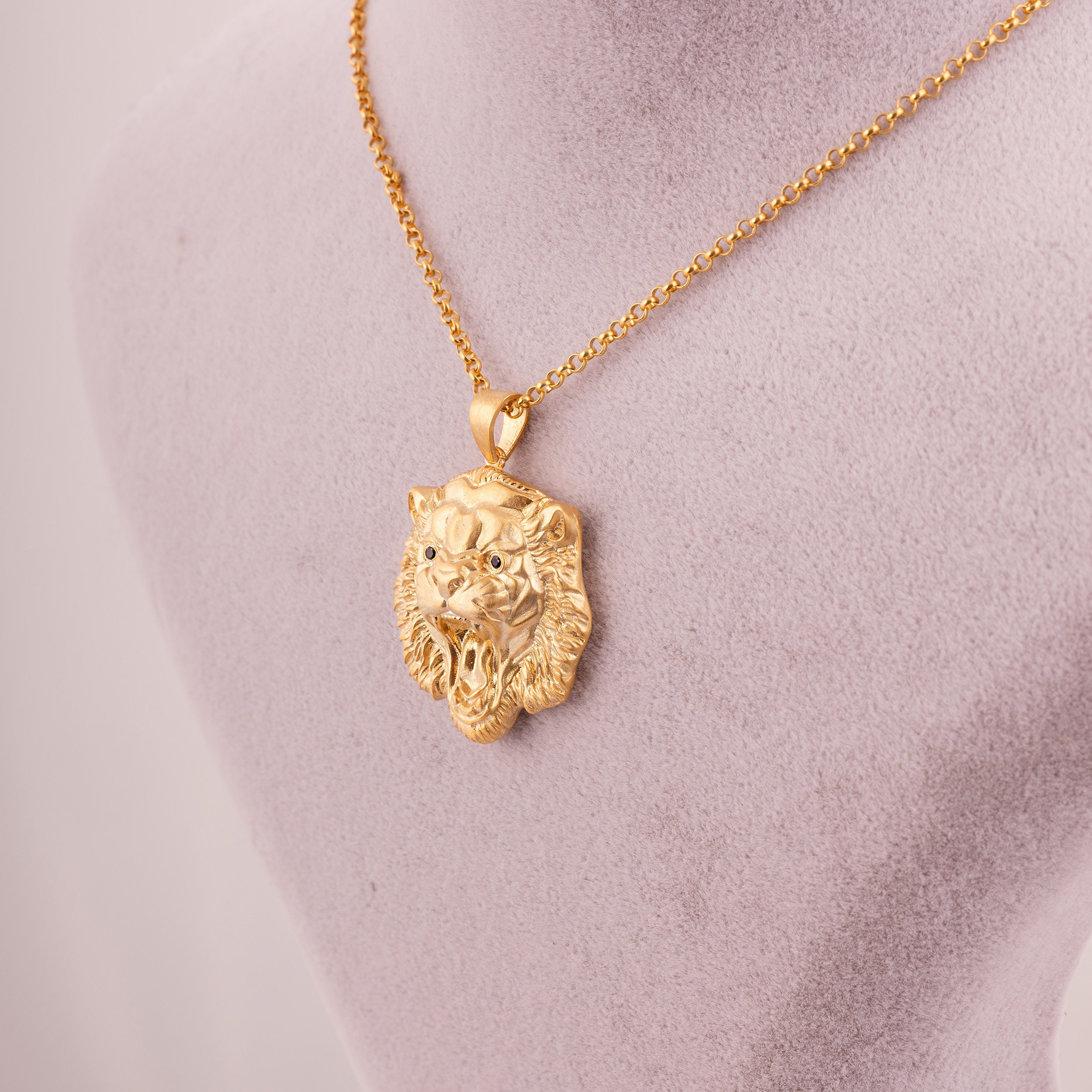 Women Tiger Necklace 14k Gold Women 