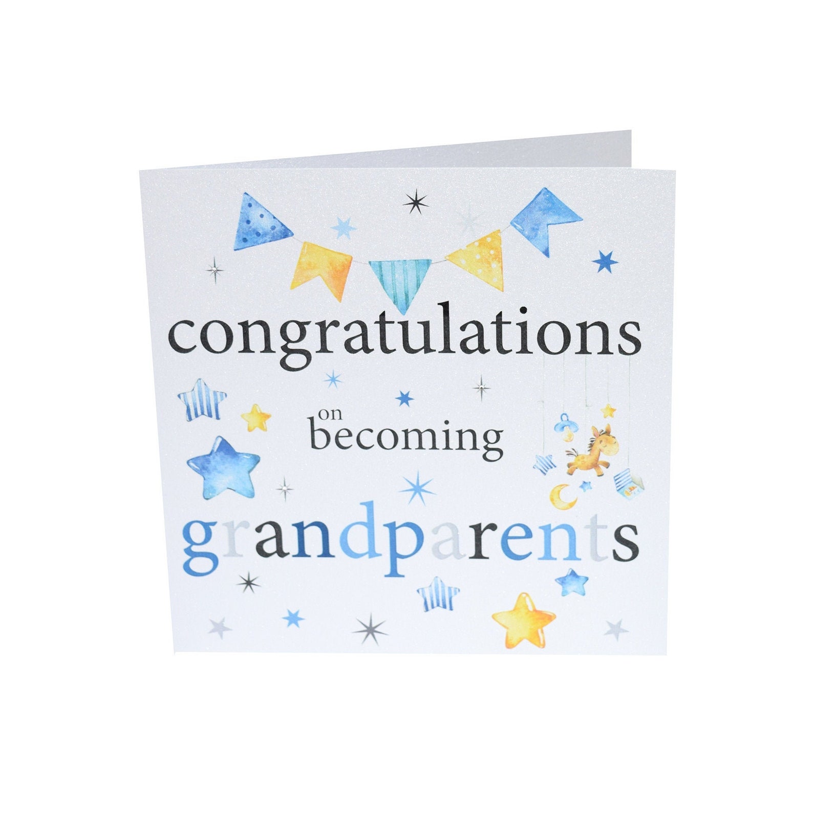 Congratulation on Grandparents Card Baby Boy New Etsy
