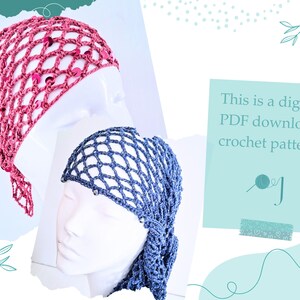Crochet Triangular Mesh Sparkle Scarf Pattern, Beach Festival Sequin Headwrap  (PDF Download)