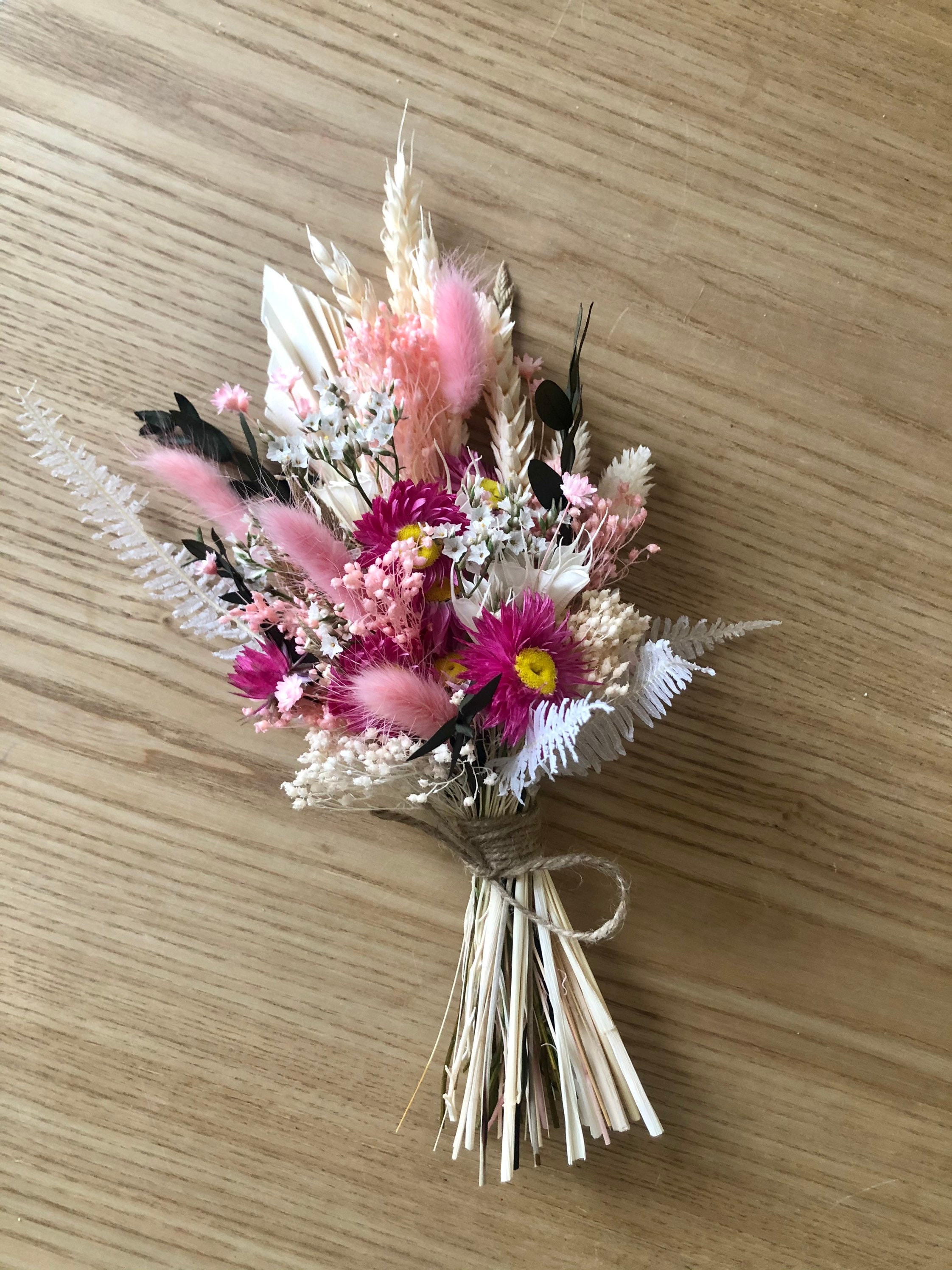 Mini Bouquet de fleurs séchées Etsy