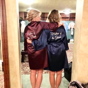 Mother of the Bride Gift Mother of the Bride Robe Mother of the Groom Robe Personalized Bride Robe Bridesmaid Gifts Maid of Honor Gifts