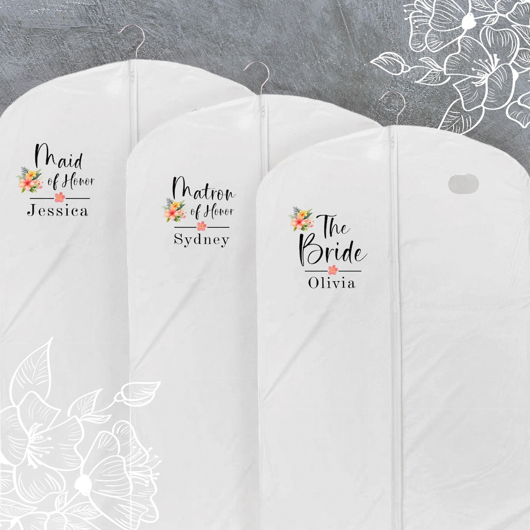 Personalized Wedding Dress Gown Garment Bag Destination Etsy