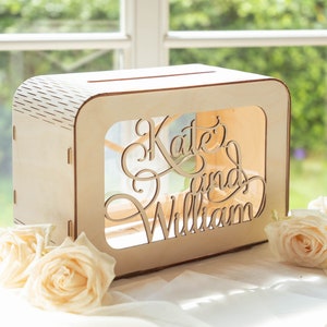Scatola Di Carte Personalizzata Per Matrimonio, Scatola Di Legno Personalizzata, Decorazioni Nuziali, Decorazioni Rustiche Per Matrimoni