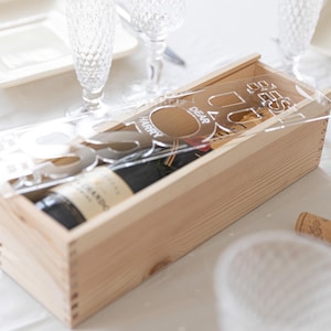 Scatola Regalo per Vino Personalizzata, Miglior Capo di Sempre, Scatola Regalo per Vino di Ringraziamento per Capo, Regalo Aziendale