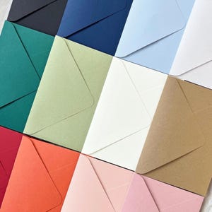 5.5x7.5 Buste Personalizzate per Matrimonio per Invito A6, Indirizzi Degli Ospiti e di Ritorno Stampati, Colore e Caratteri Personalizzati
