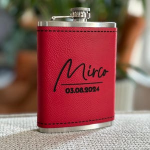50th Anniversary Gift, Personalized Flask, Custom Flask, Hip Flask, 21st Birthday Flask, Boyfriend Gift, Gift For Men, Engraved Flask,