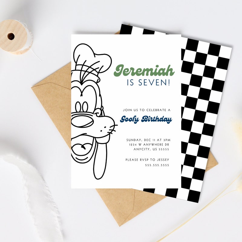 Goofy Birthday - Etsy