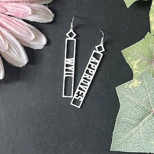 3D Printed Wyll Approves Earrings
