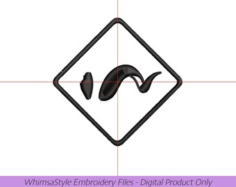 Karlach Symbol | Baldur's Gate | BG3 | Machine Embroidery Design File |4x4 | Dungeons and Dragons | PES JEF DST VP3