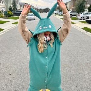 Trash Monster Kigurumi Pajamas – Ultra-Soft Fleece.  for Loungewear, Cosplay and Sleepwear | Unique Creature Design