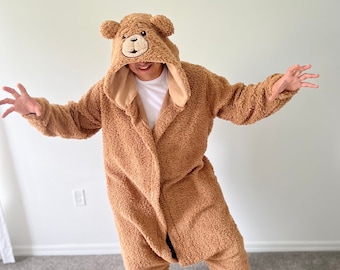 Ted Bear Kigurumi pajama, pajama, The Ultimate Movie Ted - Inspired Halloween Costume and Perfect Christmas Gift