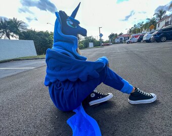 Moon Unicorn Kigurumi Pajamas – Ultra-Soft Fleece for Loungewear, Cosplay and Sleepwear | Fantasy Creature Design