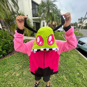Gir Hoodie Gir the Invader Zim Hoodie Gir Hoodie Cosplay. Gir Hoodie Costume for Halloween Etsy Canada