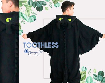 Toothless Kigurumi, cosplay Toothless, pijama,  costume toothless, Chimuelo adult costume,  toothless, Christmas Gift