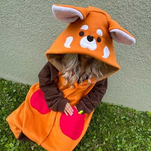 Red Panda Kigurumi Pajamas – Animal Panda Ultra-soft Fleece for ...