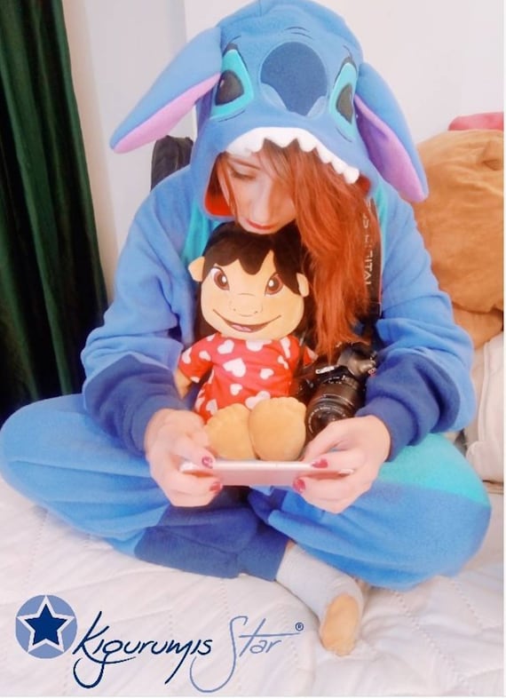 Pijama Y Disfraz Stitch Niño Y Adulto Kigurumi…