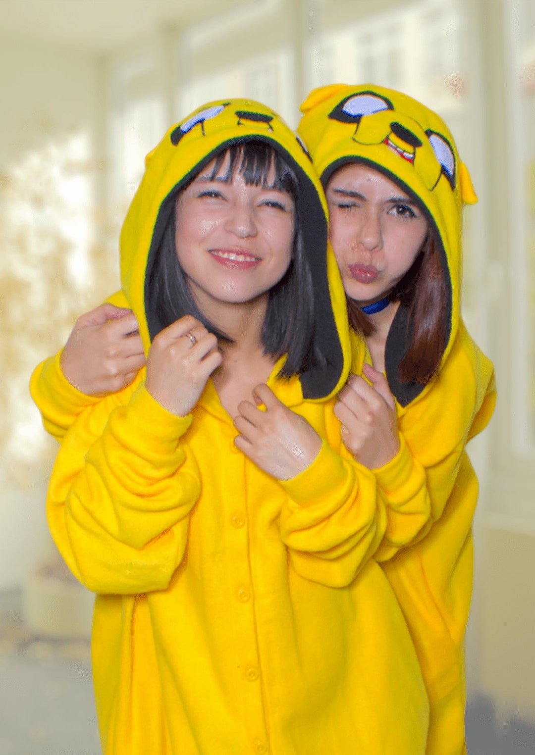 kigurumi フルセット Yellow Dog Kigurumi Pajamas – Ultra-soft Fleece Loungewear