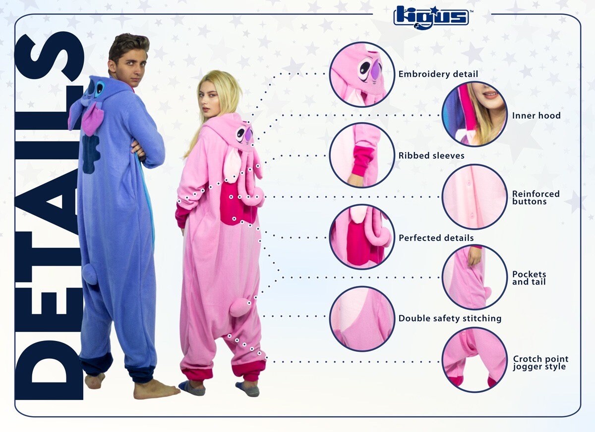 Yellow Dog Kigurumi Pajamas – Ultra-soft Fleece Loungewear