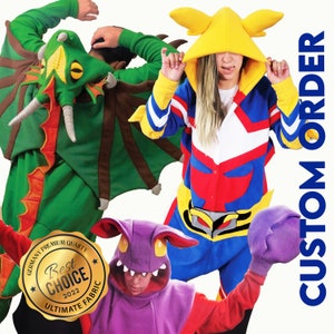 Custome Order Character all sizes, Pokemon, movies, video games, Hoodie , big sizes pajama partys, costume Christmas gift 2023