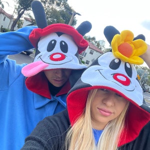 Cartoon Duo Kigurumi Pajamas – Ultra-Soft Fleece for Loungewear, Cosplay and Sleepwear ,Classic Animation-Inspired Design