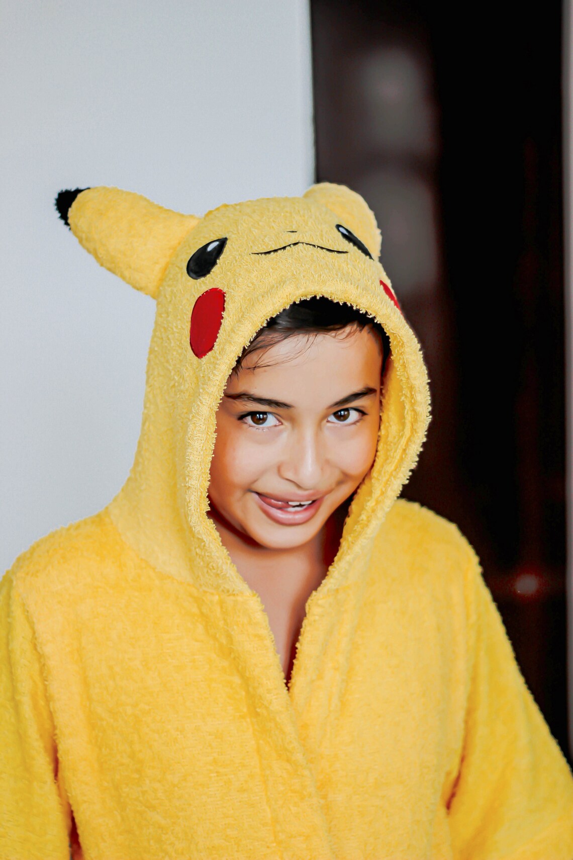 pikachu bathrobe