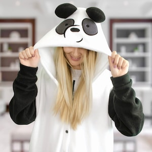 Oso Panda Disfraz pijama kigurumi mono de oso panda